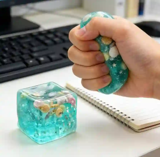 Squishy Cube Océan - Sensoriel